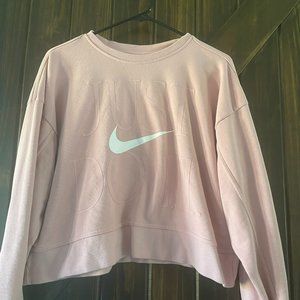 Women's Nike Cropped Crew Neck Sweatshirt - Size Small